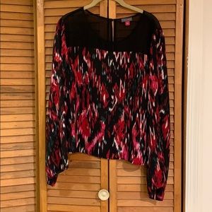 Vince Camino long sleeve colorful blouse